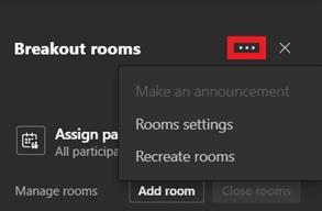 Microsoft Breakout Room
