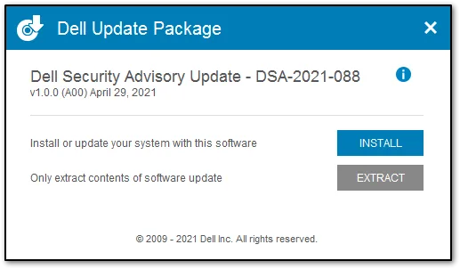 Dell update step 4