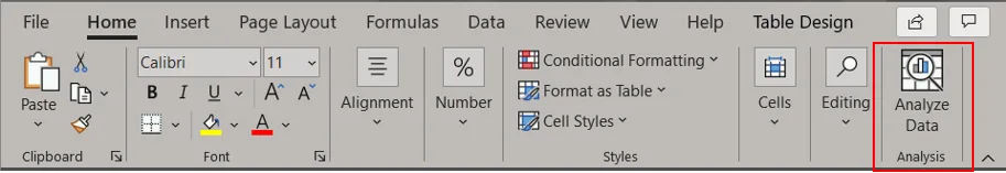 Analyse Data 