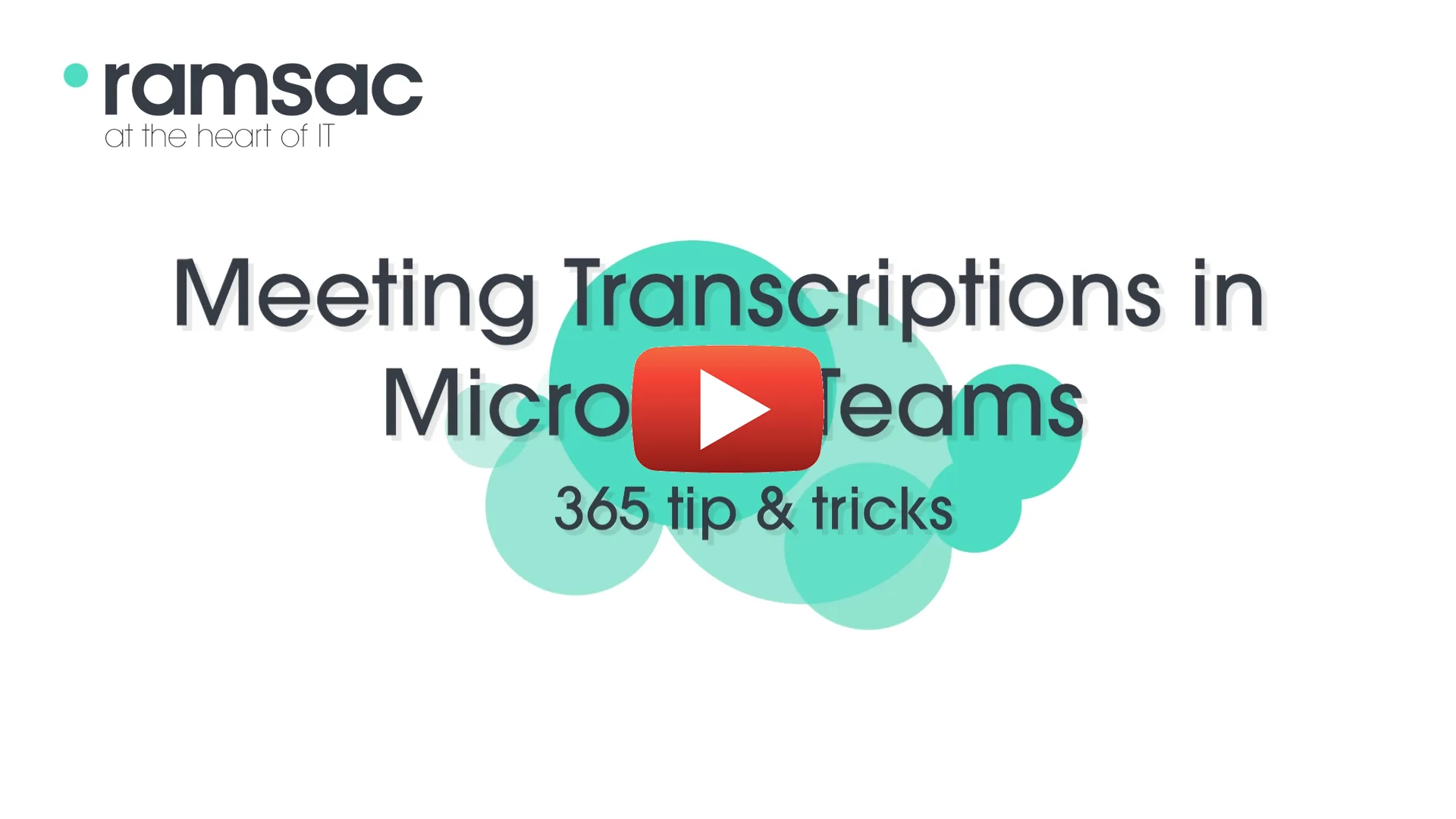 ramsac Meeting transcription in teams blog play