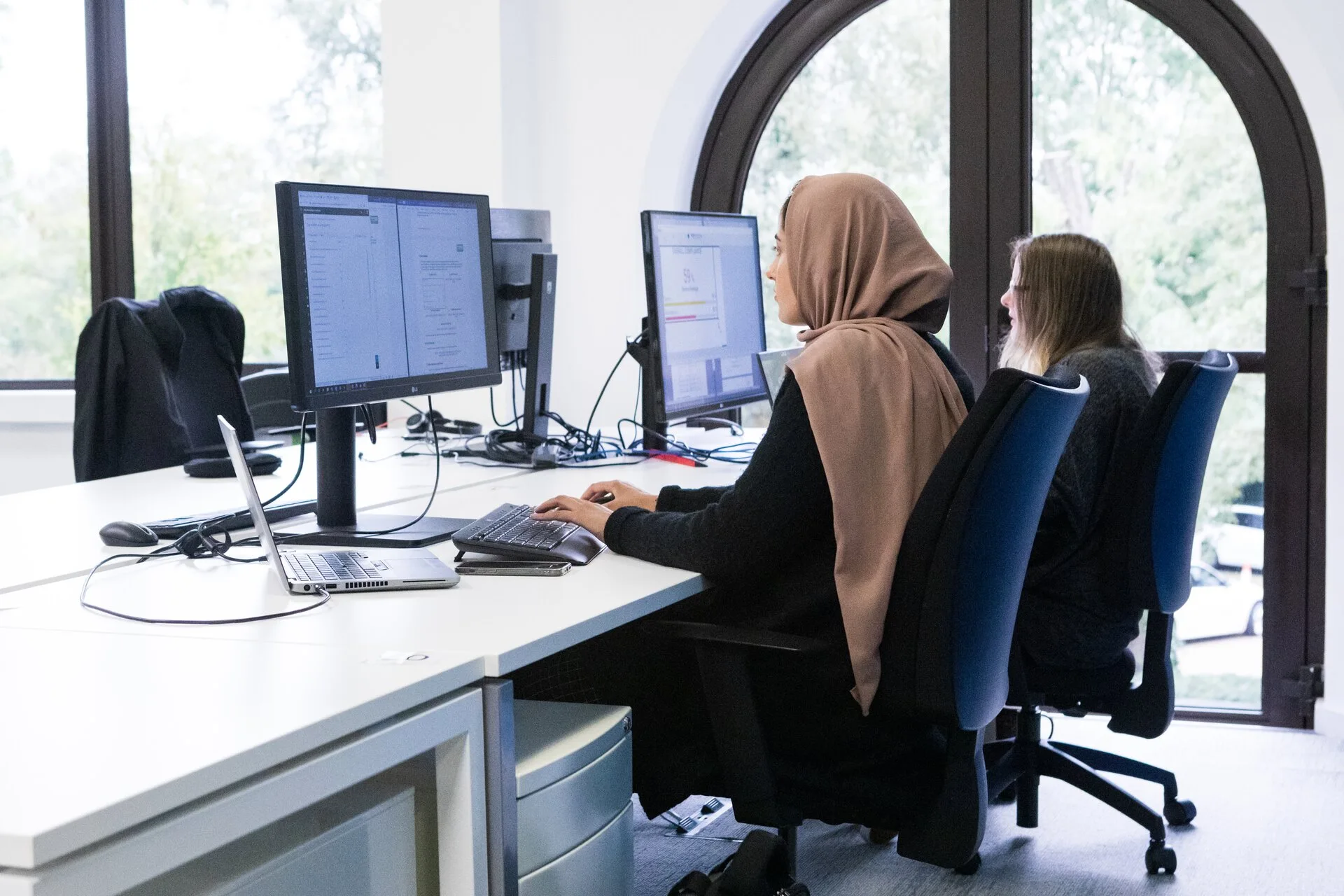 ramsac's IT auditing team working in office