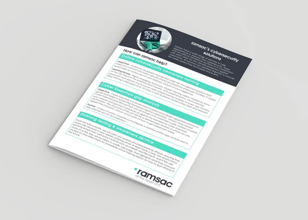 Cybersecurity solutions from ramsac