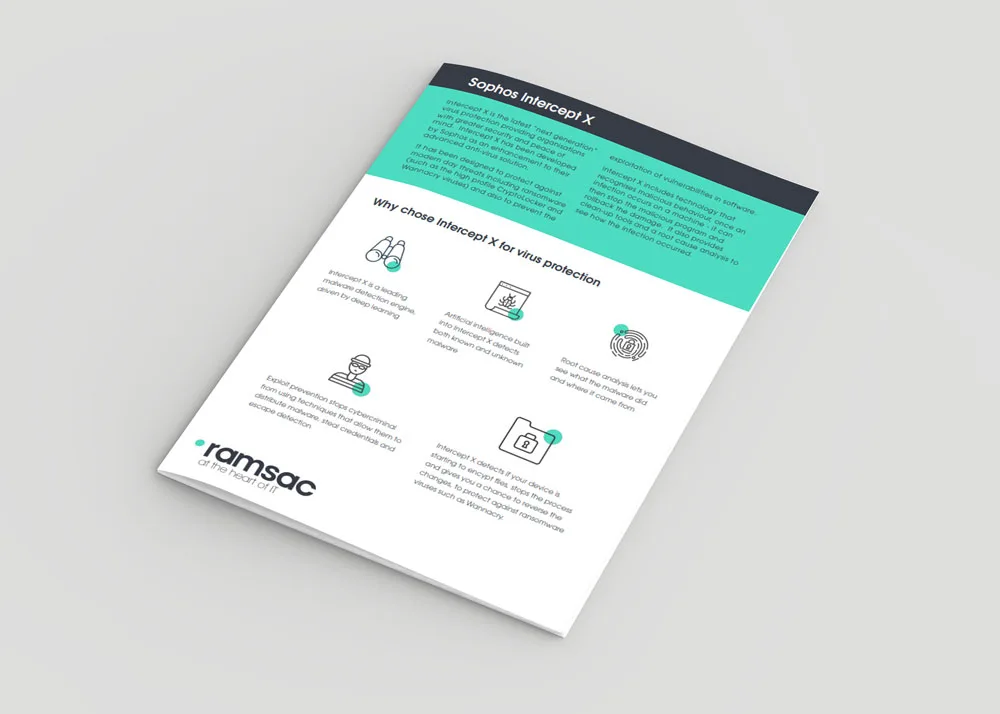 Sophos Intercept X factsheet