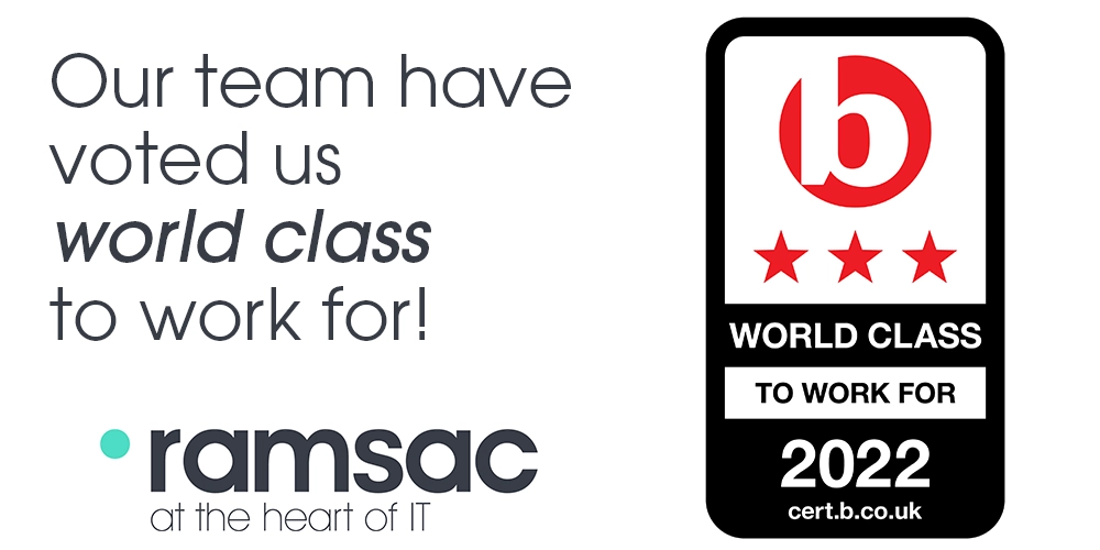 ramsac wins ‘World Class Workplace Engagement’ Award