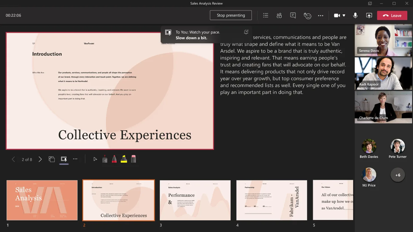 New features in Microsoft Teams – Speaker Coach, Facial Filters and Quiet Time