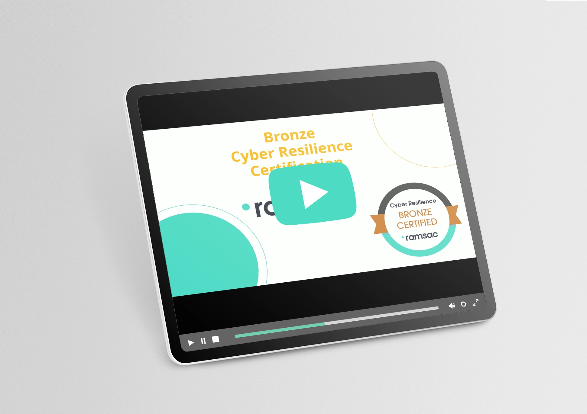Bronze Cyber Resilience Certification from ramsac