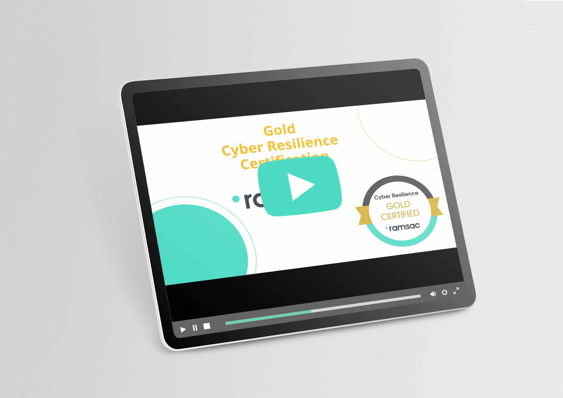 Gold Cyber Resilience Certification from ramsac