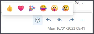 Use Outlook Reactions to Respond to Emails