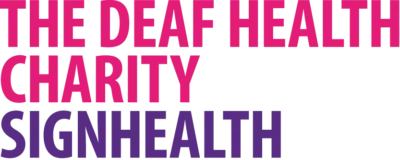 Deaf Health Charity logo
