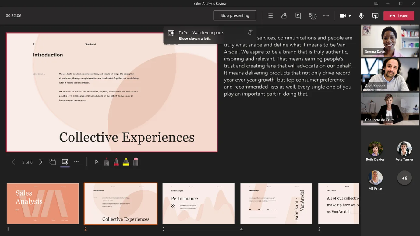 New features in Microsoft Teams – Speaker Coach, Facial Filters and Quiet Time  
