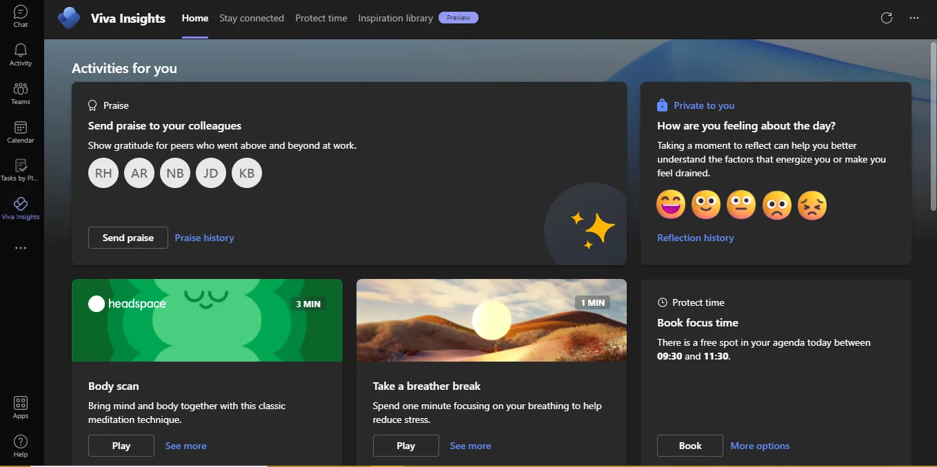 Microsoft Viva benefits