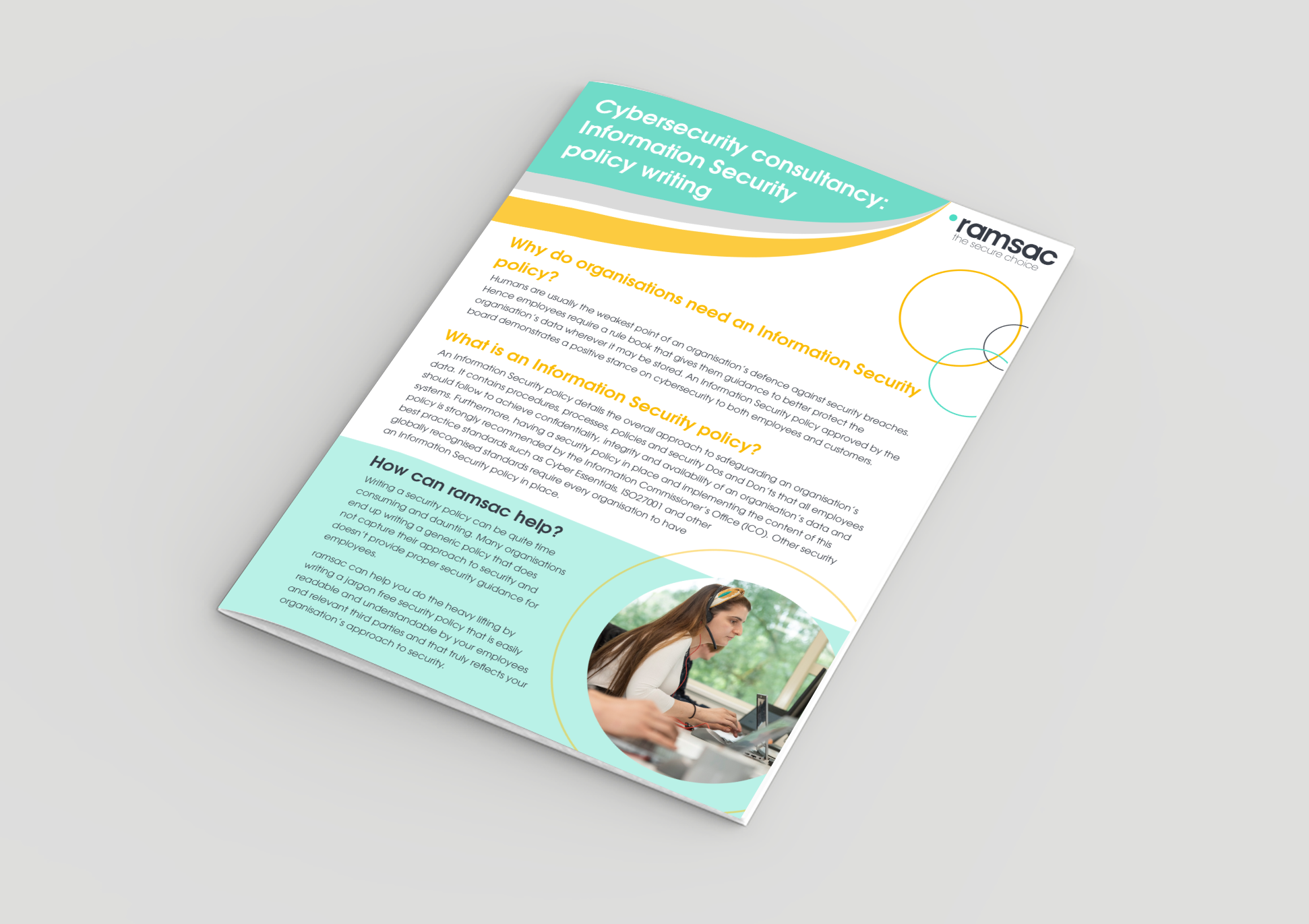 Cybersecurity consultancy – Policy writing