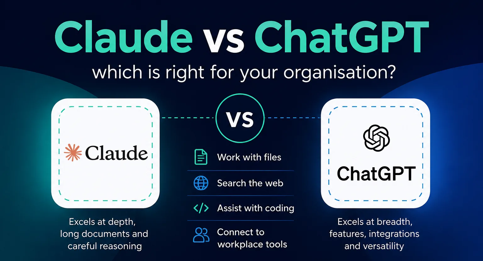 Claude vs ChatGPT: which is right for your organisation?